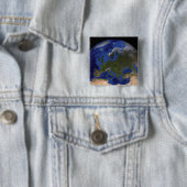 The Blue Marble Next Generation Earth 6 Vierkante Button 5,1 Cm (In situ)