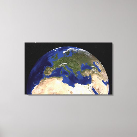 The Blue Marble Next Generation Earth 7 Canvas Afdruk (Voorkant)