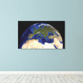 The Blue Marble Next Generation Earth 7 Canvas Afdruk (Insitu (Houten vloer))