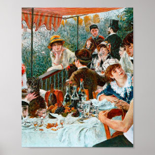 The Boaters' Lunch door Pierre-Auguste Renoir Poster