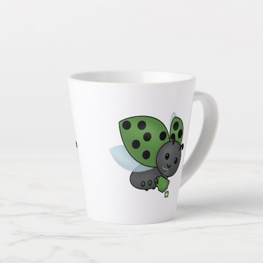 Thé Boire Ladybug Latte Mug (Angle droit)