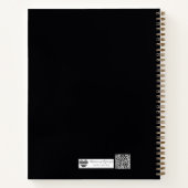 The Bold Command | Action Motivational Typography  Notitieboek (Achterkant)