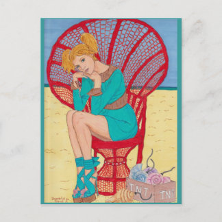 "The Bombshell" door Daedelys Briefkaart