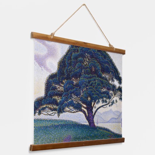 The Bonaventure Pine, Oil Painting, Paul Signac Hangend Wandkleed (Gebogen)
