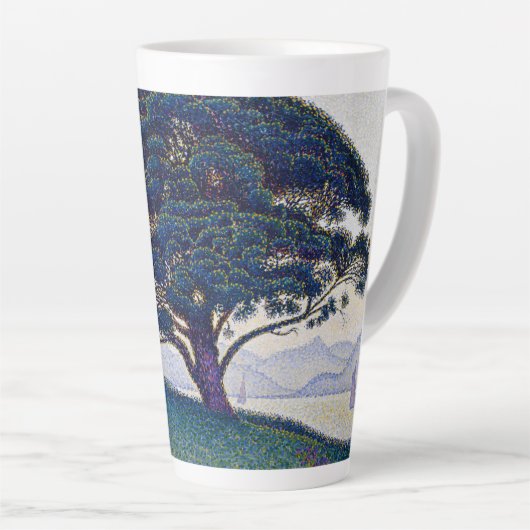 The Bonaventure Pine, Oil Painting, Paul Signac Latte Mok (Rechterhoek)