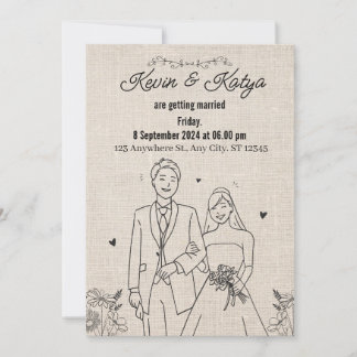 The bond of a lifetime: a wedding invitation feestdagenkaart
