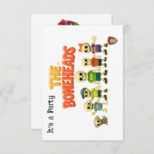 The Boneheads™ Party Kaart (Voorkant / Achterkant)