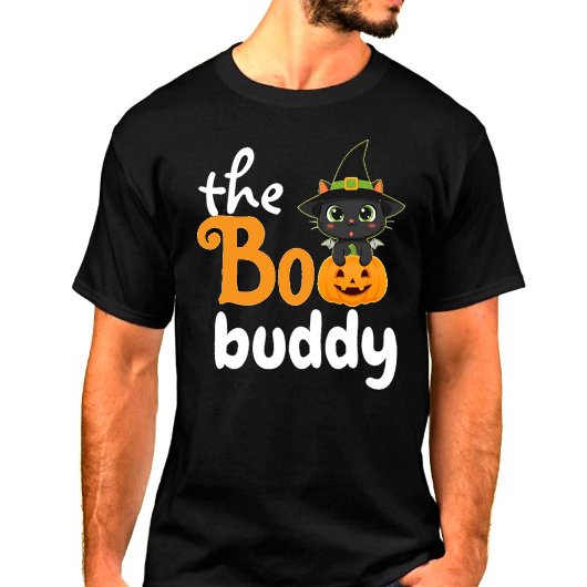 The Boo Buddy Orange Halloween Family Matching T-shirt