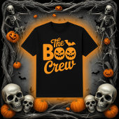 "The Boo Crew" Ghosts, Spider, and Bats Halloween T-shirt