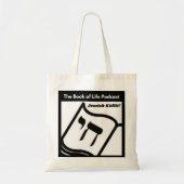The Book of Life Podcast logo canvas tas (Voorkant)