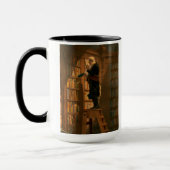 The Bookworm, 1861, door Carl Spitzweg Mok (Links)