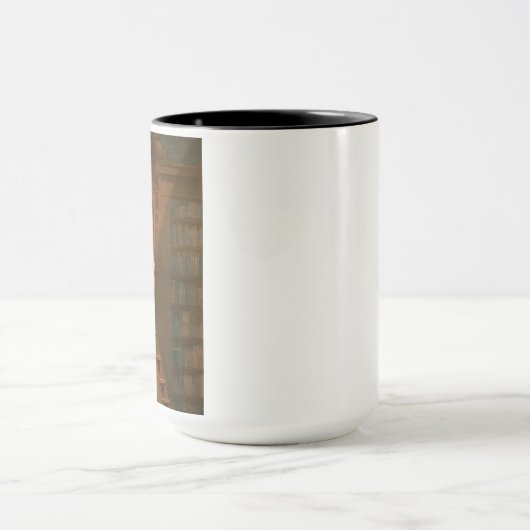 The Bookworm, 1861, door Carl Spitzweg Mok (Midden)