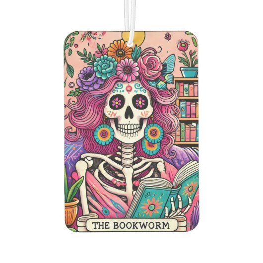 The Bookworm Luchtverfrisser (Achterkant)