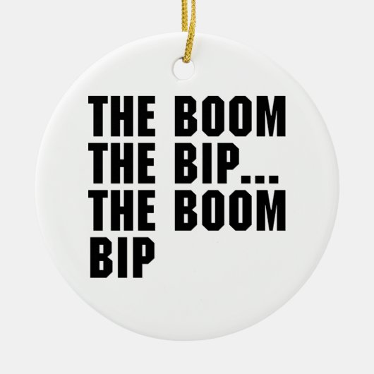 The Boom Bip Keramisch Ornament (Voorkant)