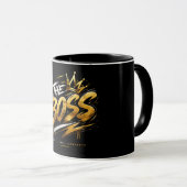 The Boss Crown – Gold Luxury Power Mug 🔥 (Devant droit)