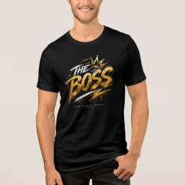The Boss Crown – Gouden Streetwear Power Shirt