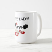 The Boss Lady Coffee mok ''New' DIVA (Voorkant rechts)