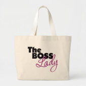 The Boss Lady Grote Tote Bag (Voorkant)