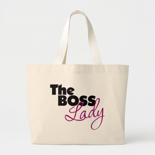 The Boss Lady Grote Tote Bag (Voorkant)
