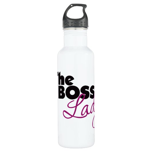 The Boss Lady Waterfles (Voorkant)
