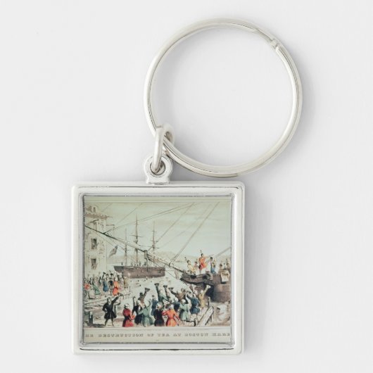The Boston Tea Party, 1846 Sleutelhanger (Voorkant)