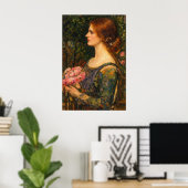 The Bouquet by John William Waterhouse Poster (Thuiskantoor)