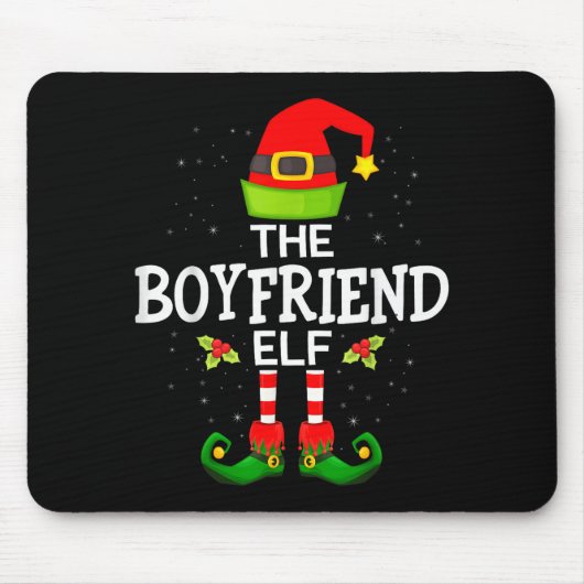 The Boyfriend Elf Christmas Family Matching Pajama Muismat (Voorkant)
