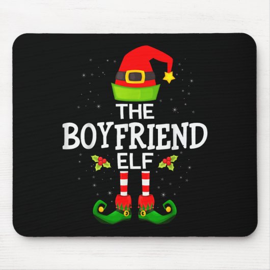 The Boyfriend Elf Christmas Family Matching Pajama Muismat (Voorkant)