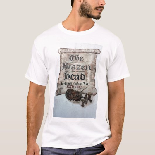 The Brazen Head pub, Dublin, Ierland T-shirt (Voorkant)