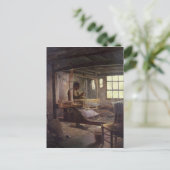 The Breton Weaver, 1888 Briefkaart (Staand voorkant)