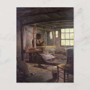 The Breton Weaver, 1888 Briefkaart