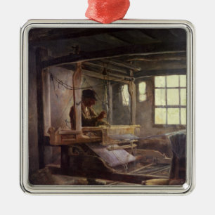 The Breton Weaver, 1888 Metalen Ornament
