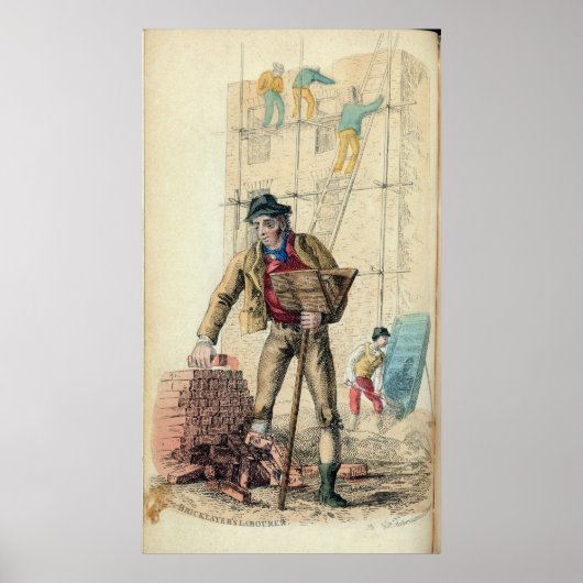 The Bricklayer's Laborer Poster (Voorkant)