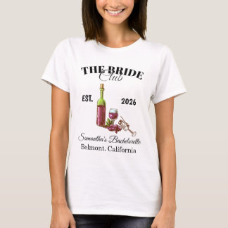 The Bride Club De vrijgezellenfeest T-shirt