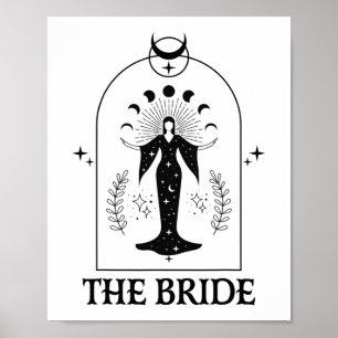 The Bride Coven Gothic Witch Bachelorette Matching Poster