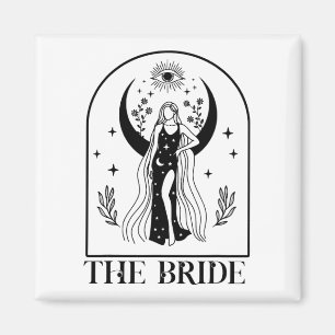 The Bride Coven Witchy Gothic Wedding Bachelorette Magneet