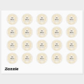 The Bride - Gold vintage frame sheet of stickers (Feuille)