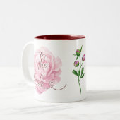 The Bride Wedding Tweekleurige Koffiemok (Voorkant links)