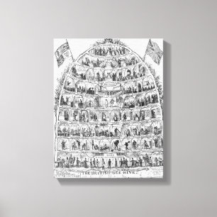 The British Beehive, 1867 Canvas Afdruk