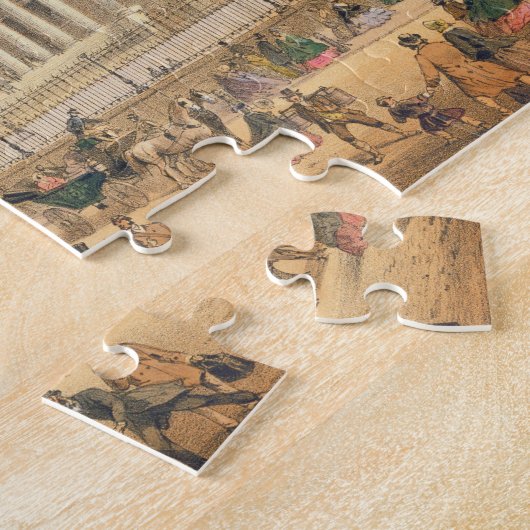 The British Museum, c.1862 (kleurenlitho) Legpuzzel (Zijkant)