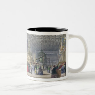 The British Nave of the Great Exhibition, 1851 (co Tweekleurige Koffiemok