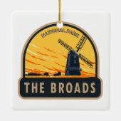 The Broads National Park England Keramisch Ornament (Achterkant)