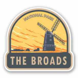 The Broads National Park England Sticker