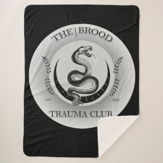 The Brood Brand Sherpa Blanket Sherpa Deken