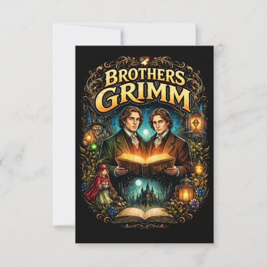 The Brothers Grimm Bedankkaart (Voorkant)