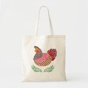 The Brown Hen Tote Bag