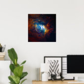 The Bubble Nebula NGC 7635 Sharpless 162 Poster (Thuiskantoor)