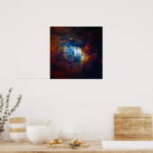 The Bubble Nebula NGC 7635 Sharpless 162 Poster (Keuken)