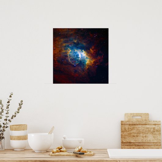The Bubble Nebula NGC 7635 Sharpless 162 Poster (Keuken)