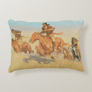 The Buffalo Runners, Big Horn Basin door Remington Accent Kussen